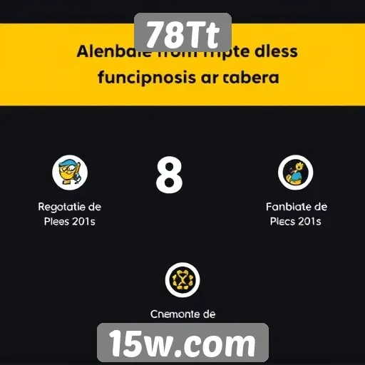 Analise das principais funcionalidades do site 78Tt